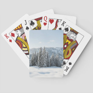 Jeu De Cartes Glace et neige Allgäu Bavaria Allemagne
