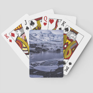 Jeu De Cartes Glace et neige   Glacier Sólheimajökull, Islande