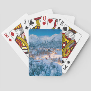 Jeu De Cartes Glace et neige   Graubunden, Engadin, Suisse