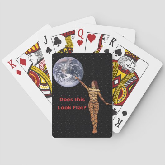 Jeu De Cartes Globe not Flat (dos)