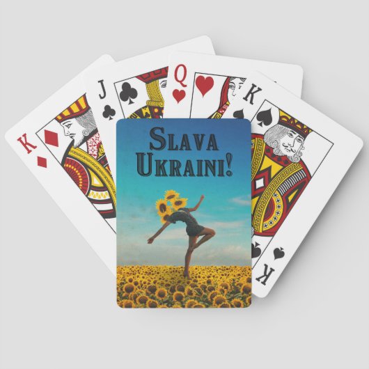 Jeu De Cartes Gloire à l'Ukraine ! Slava Ukraini ! (dos)