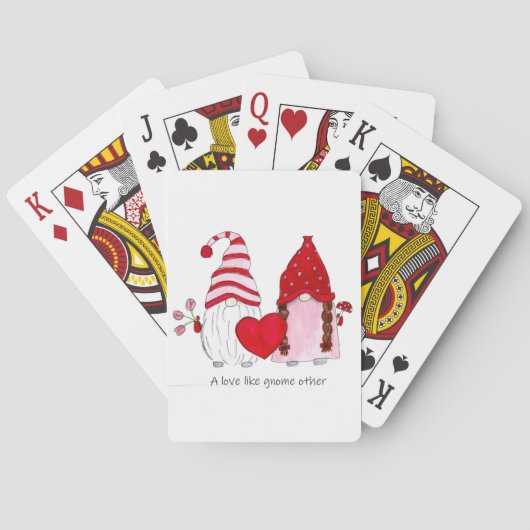 Jeu De Cartes Gnome Valentine un amour comme gnome autre (dos)