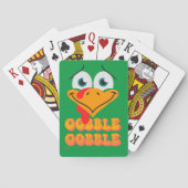 Jeu De Cartes GOBBLE GOBBLE drôle d'action de grâce (dos)
