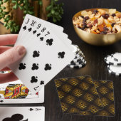 Jeu De Cartes Gold Modern Boho Elegant Abstract Art Pattern #502 (In Situ)