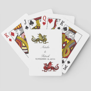 Jeu De Cartes Gold Red Dragon Mariage Jouer des cartes