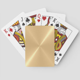 Jeu De Cartes Gold Stainless Shiny Metallic Playing Cards