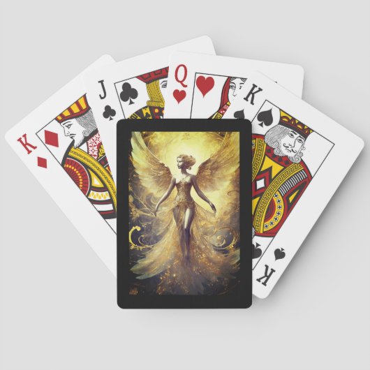 Jeu De Cartes Golden Angel Classic Playing Cartes (dos)