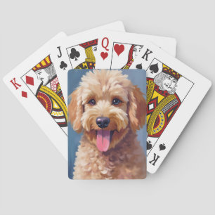 Jeu De Cartes Golden Doodle Peinture aquarelle chien animal de