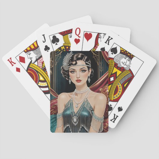 Jeu De Cartes Golden Gatsby Glamour (dos)
