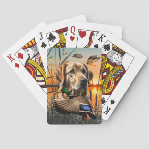 Jeu De Cartes Golden Retriever Jouer Cartes, Mallard