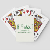 Jeu De Cartes Golf Bachelor Party (dos)