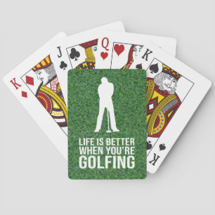 Jeu De Cartes Golf drôle dictons pour golfeur