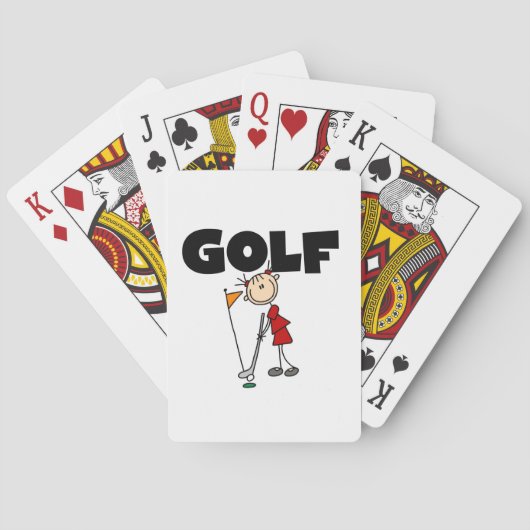 Jeu De Cartes Golf FÉMININ (dos)
