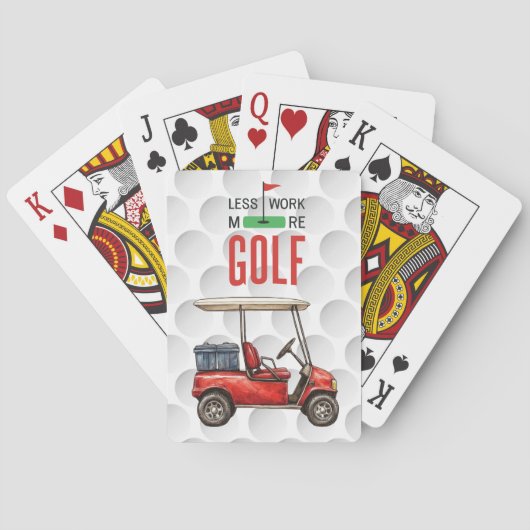 Jeu De Cartes Golf Funny Saying golfing for golfer  (dos)