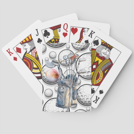Jeu De Cartes Golf sportif (dos)