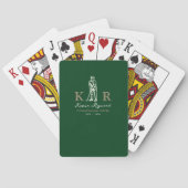 Jeu De Cartes Golfeur Classique Golfeur Vert (dos)