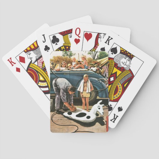 Jeu De Cartes Gonflage du jouet de plage (dos)