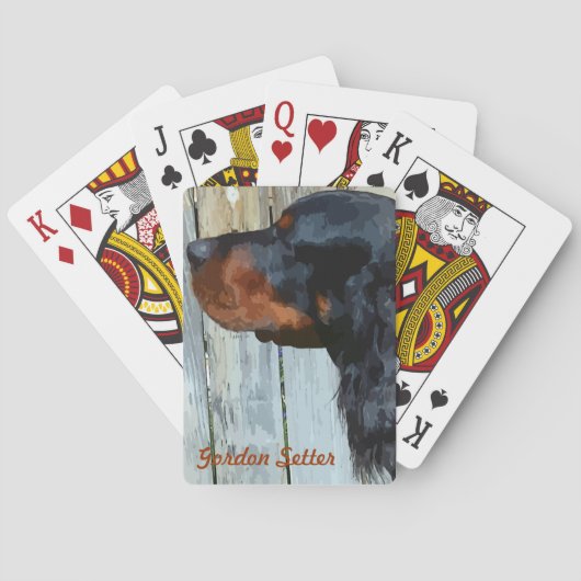 Jeu De Cartes Gordon Setter Lecture Des Cartes (dos)