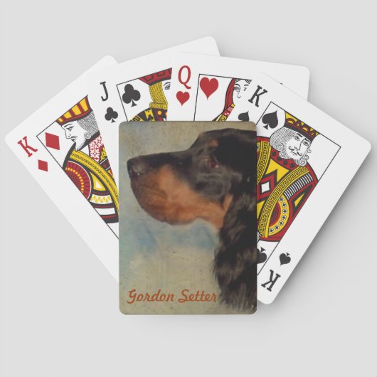 Jeu De Cartes Gordon Setter Lecture Des Cartes (dos)