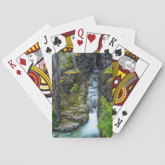 Jeu De Cartes Gorge Sunrift Dans Le Parc National Des Glaciers,  (dos)