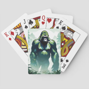 Jeu De Cartes Gorilla Faune Animaux Nature Environnement Jungle