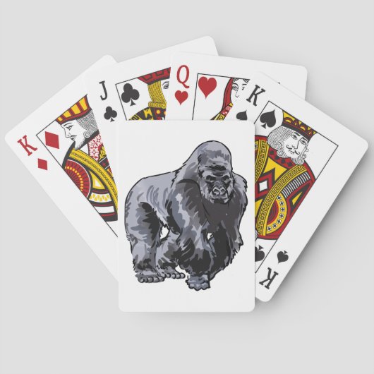 Jeu De Cartes Gorilla Silverback (dos)