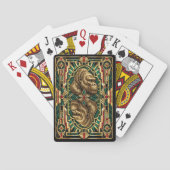 Jeu De Cartes Gorille, faune Art déco (dos)
