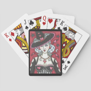 Jeu De Cartes Goth Witch WICKED VALENTINE JOUER CARTES Bicycle