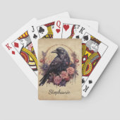 Jeu De Cartes Gothic Raven Playing Cards – Mystical Bloom Deck (dos)