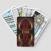 Jeu De Cartes Gothique Valentine Gold Hearts Dark Arts (Verso)