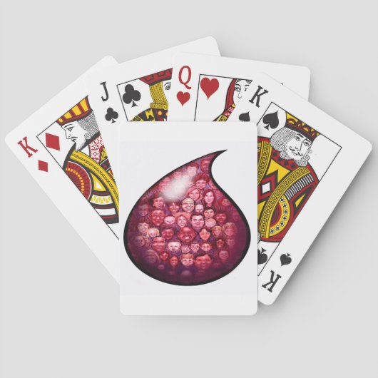 Jeu De Cartes Goutte de sang (dos)