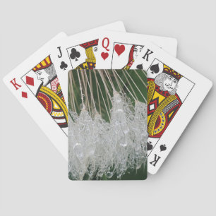 Jeu De Cartes gouttelettes d'eau