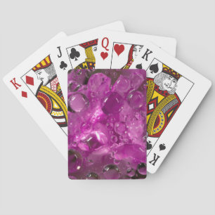 Jeu De Cartes Gouttes d'eau sur fleur, Californie