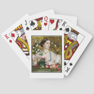 Jeu De Cartes Grace Rose, 1866 (oil on panel)