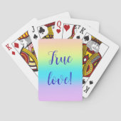 Jeu De Cartes Gradient de Gorgeous Pastel (dos)