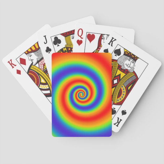 Jeu De Cartes Gradient du Colorful Spiral Effect (dos)