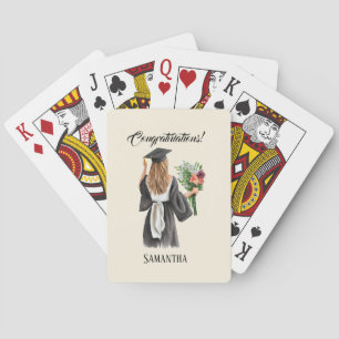 Jeu De Cartes Graduation de l'aquarelle personnalisée (12)