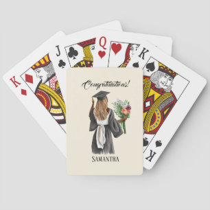 Jeu De Cartes Graduation de l'aquarelle personnalisée (13)