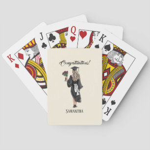 Jeu De Cartes Graduation de l'aquarelle personnalisée (3)