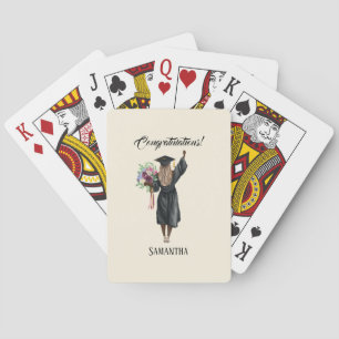 Jeu De Cartes Graduation de l'aquarelle personnalisée (7)