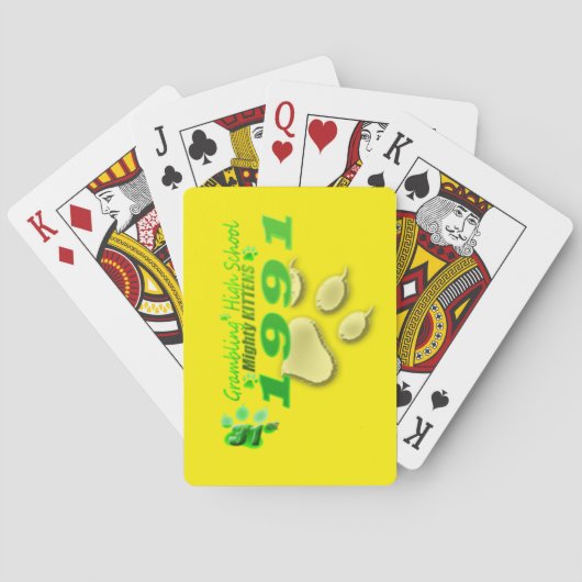Jeu De Cartes Grambling High School Jouer Cartes (dos)