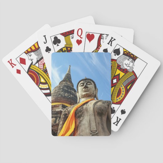 Jeu De Cartes Grand Bouddha à Ayutthaya, Thaïlande (dos)