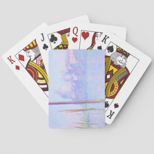 Jeu De Cartes Grand Canal à Venise (par Claude Monet) (dos)
