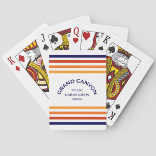 Jeu De Cartes Grand Canyon Cabine Club Custom Crest Park Stripe