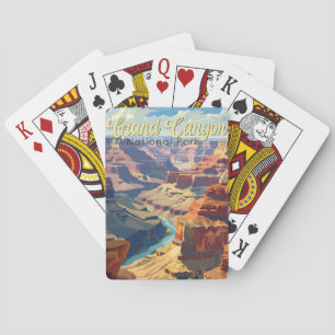 Jeu De Cartes Grand Canyon National Park Illustration Travel Art
