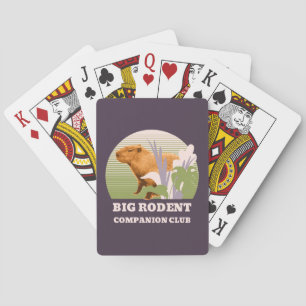 Jeu De Cartes Grand Club de Compagnons Rongeurs Capybara