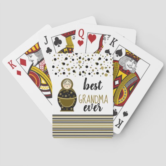 Jeu De Cartes Grand-mère (dos)