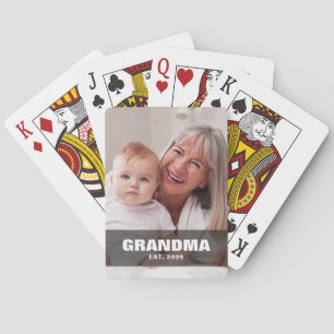 Jeu De Cartes Grand-mère a établi une photo noire audacieuse