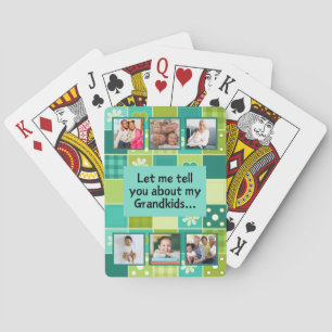 Jeu De Cartes Grand-mère sur le pont personnalisé de cartes à jo