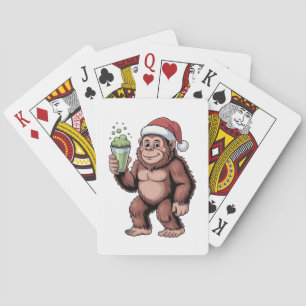 Jeu De Cartes Grand Noël Sasquatch amateur de Matcha